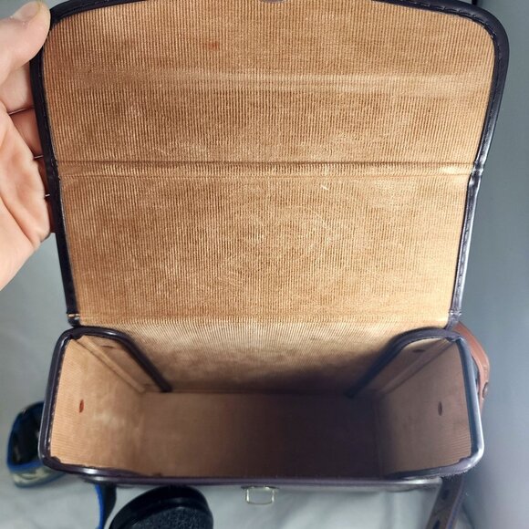 Tasco Zip Binoculars 10x50 Fully Coated w/ Leather Case & Olympus Camera Strap - Picture 6 of 11